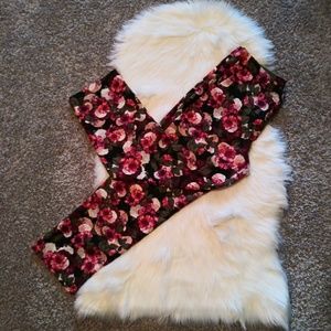 Banana Republic Women's Avery Floral Cropped Pants